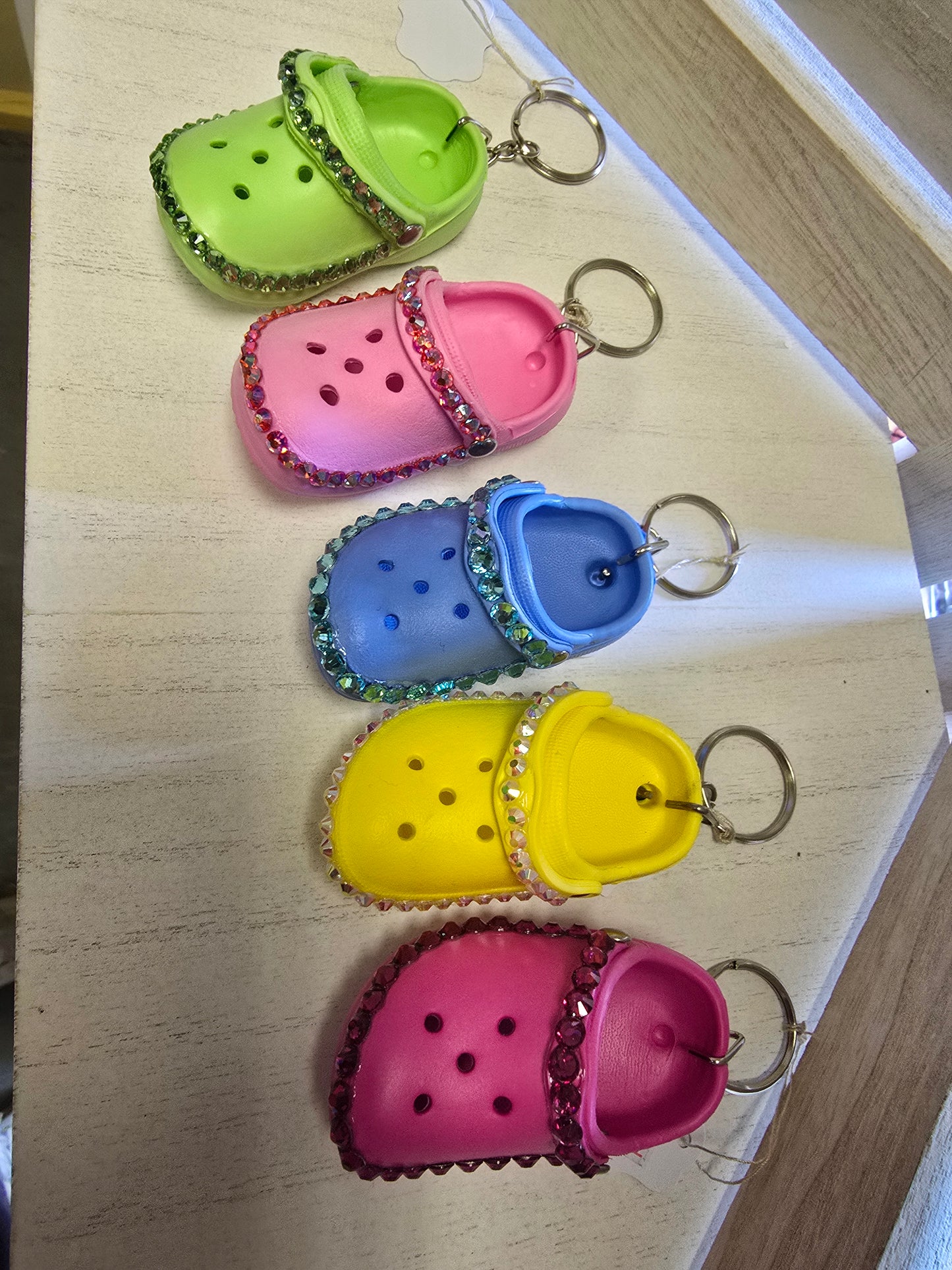 Croc Rhinestone Keychain