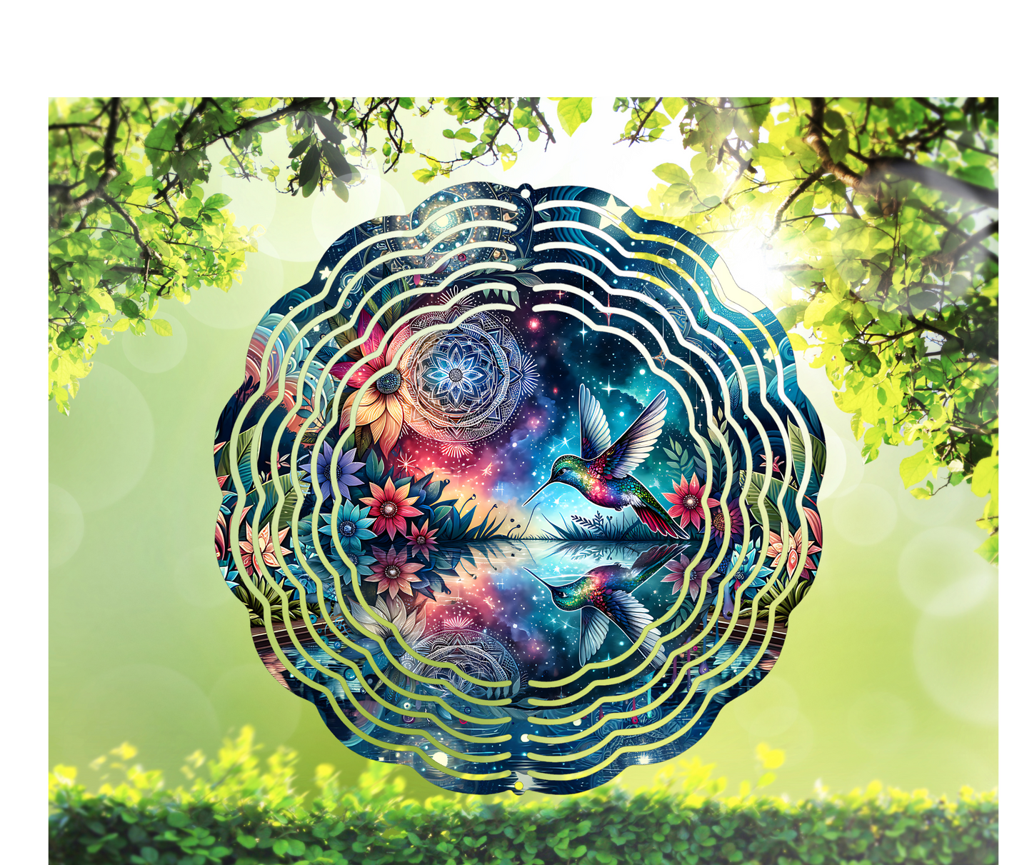 Humming Bird Wind Spinner
