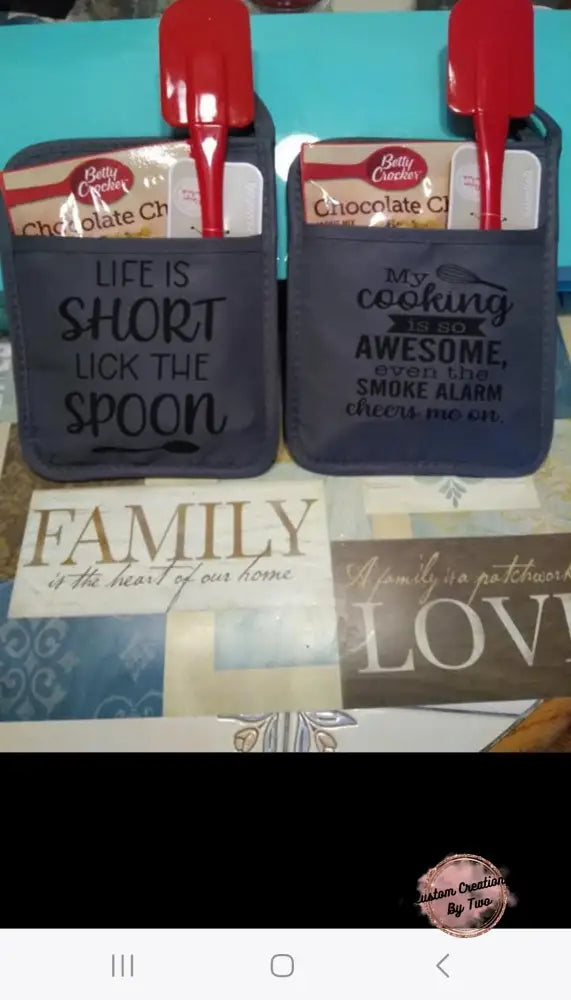 Pot Holder and Cookie Mix Gift Set Pot Holder