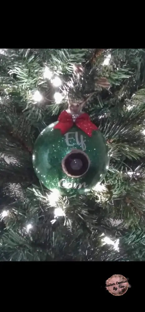 Santa And Elf Cam Ornament