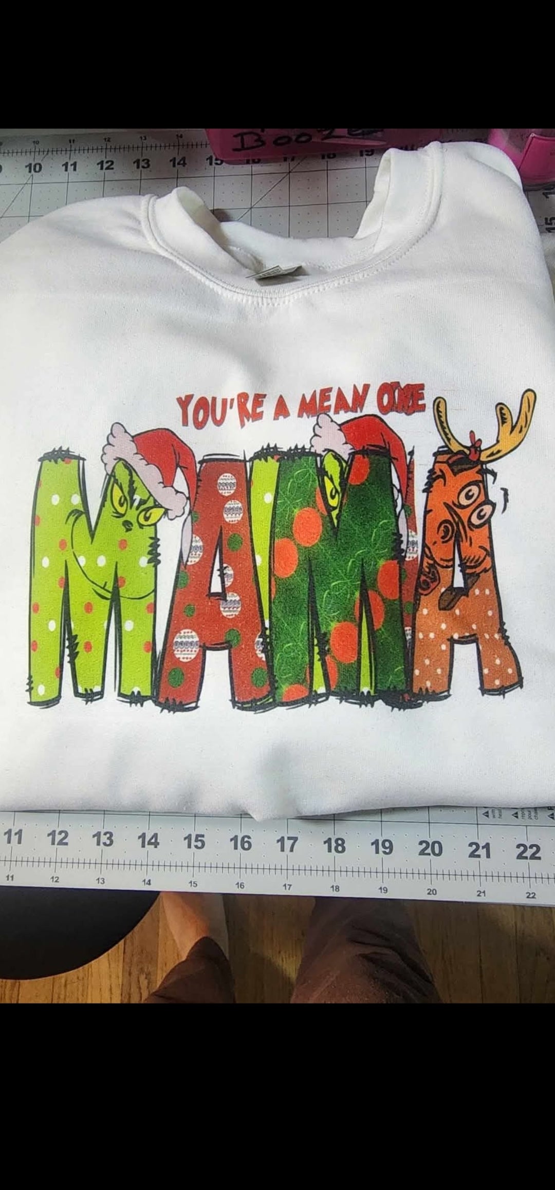 Customize Mama Grinch Sweatshirt