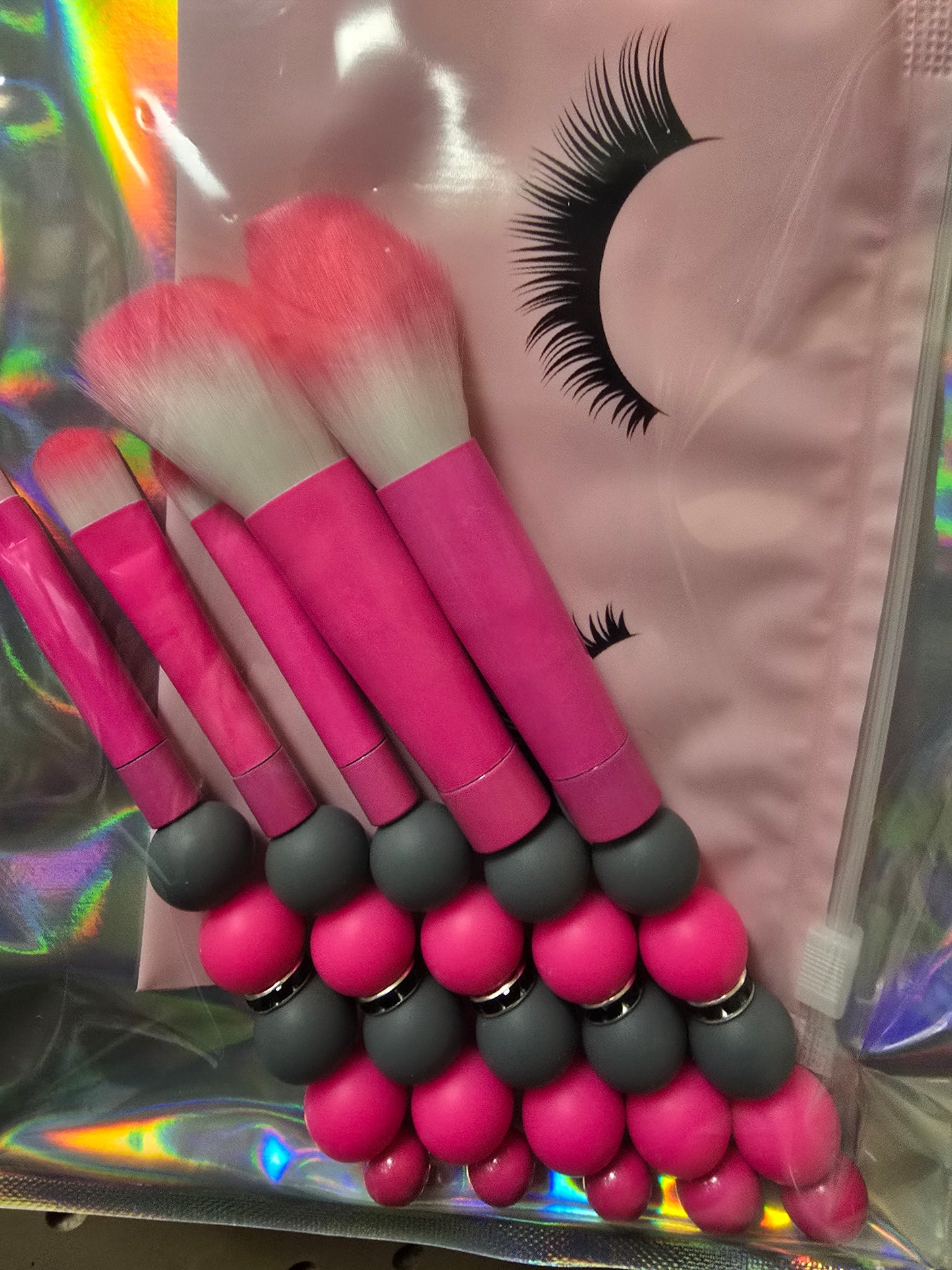 Beaded Makeup Brushes