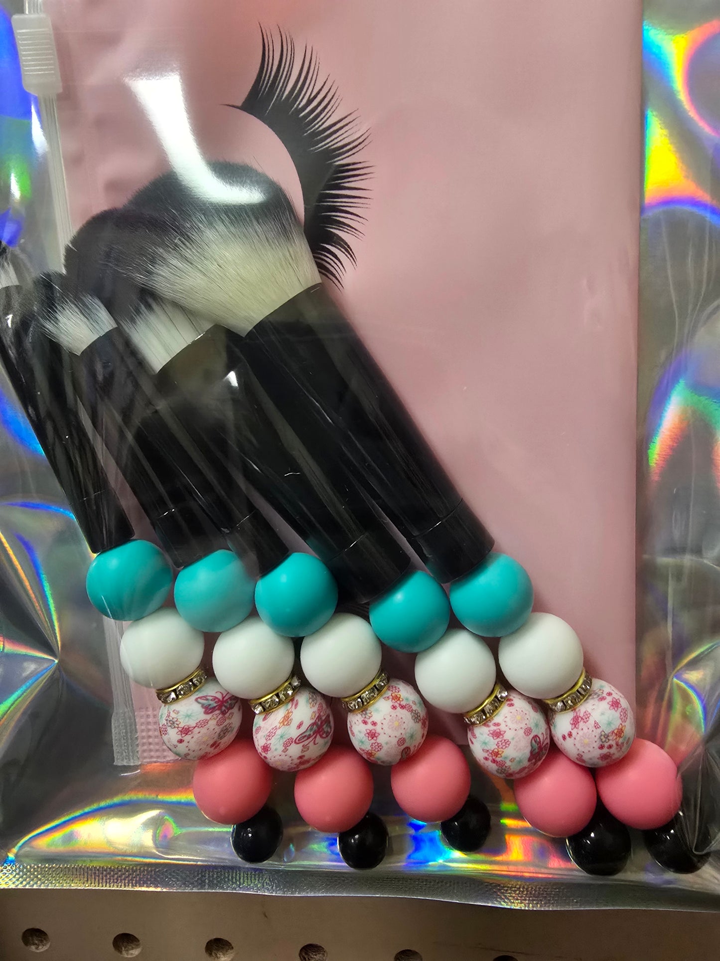 Beaded Makeup Brushes