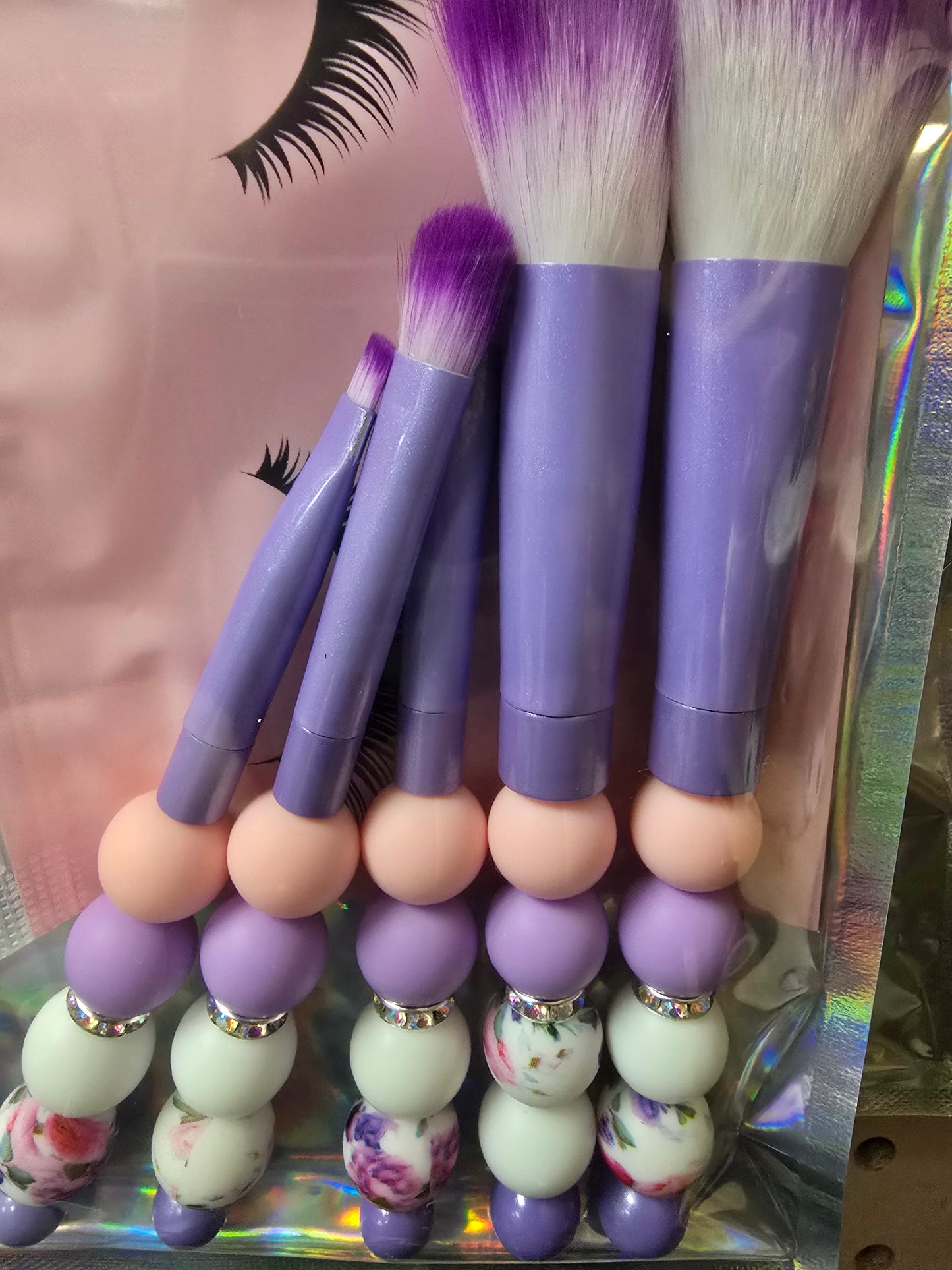Beaded Makeup Brushes