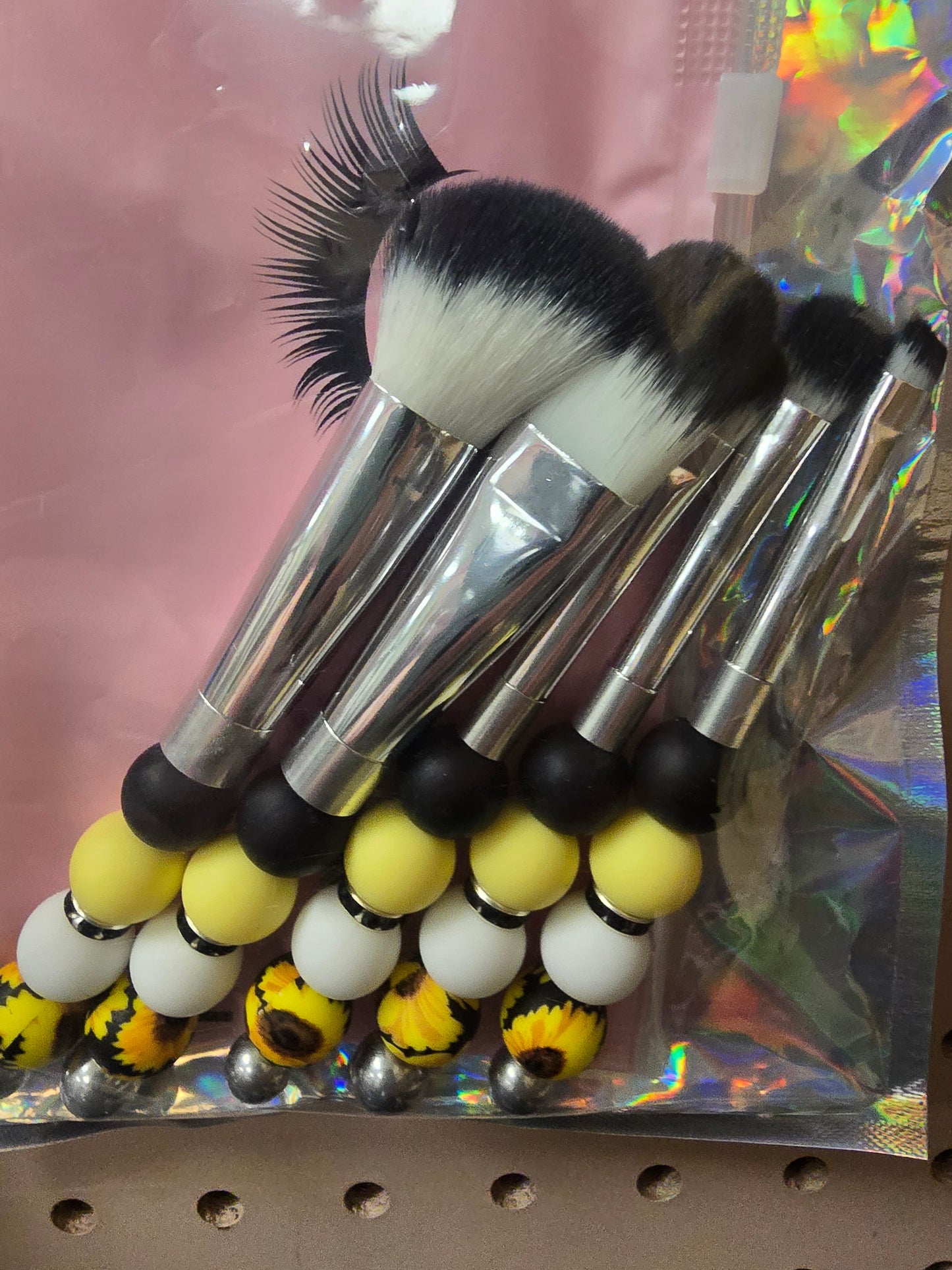 Beaded Makeup Brushes
