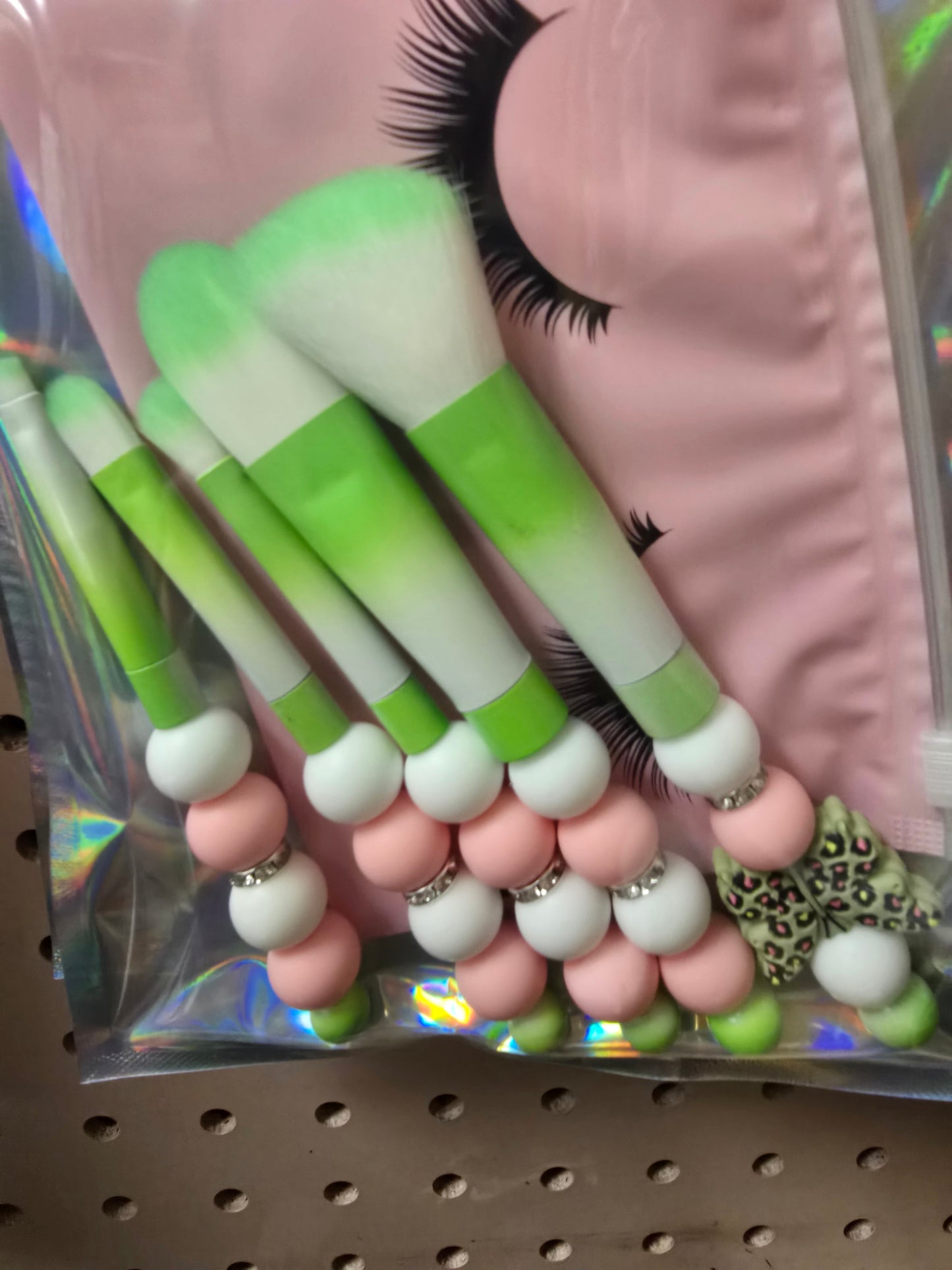 Beaded Makeup Brushes