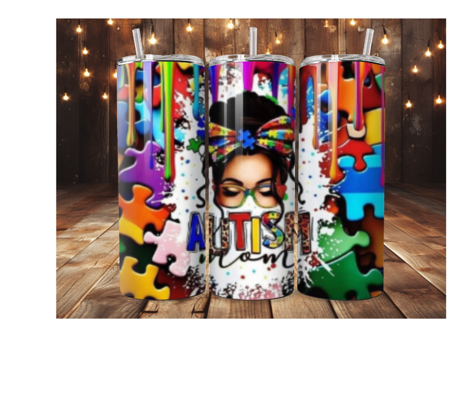 Autism Mom 20oz Tumbler