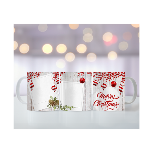 Merry Christmas Customize Picture Mug