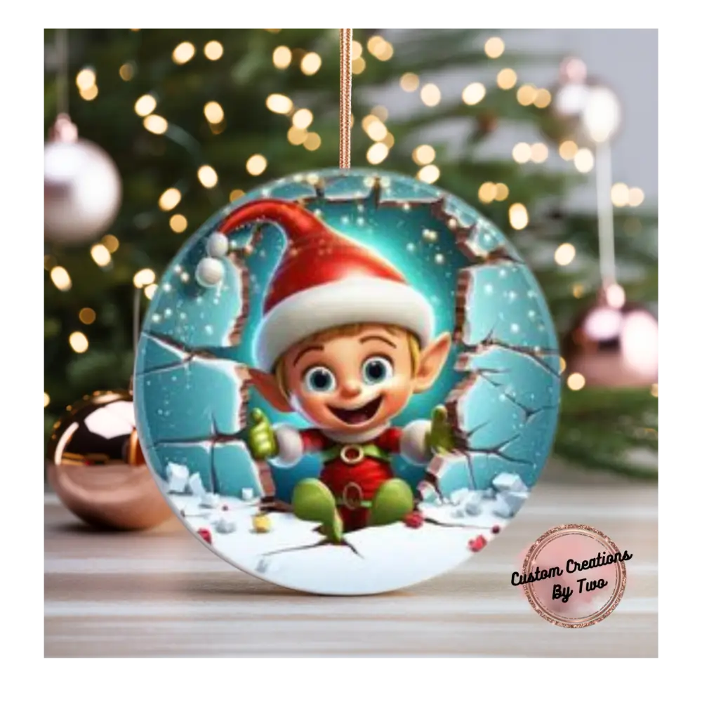 Baby Elf Ornament Ornament