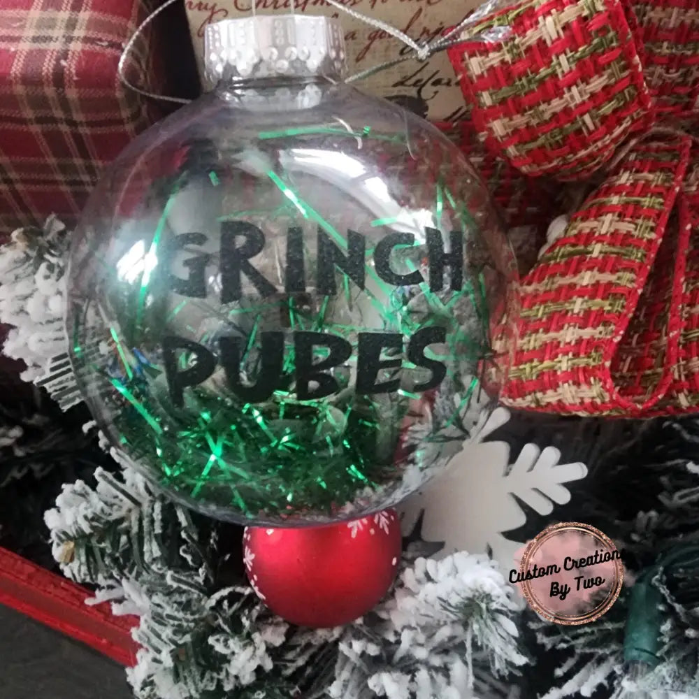 Grinch Pubes Ornament