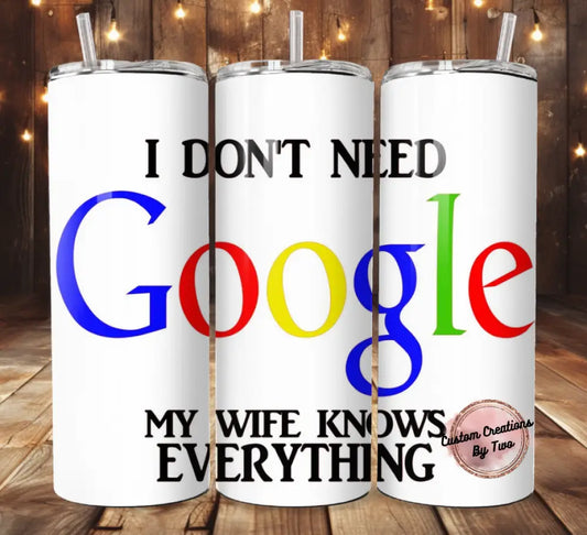 I Don’t Need Google Tumbler