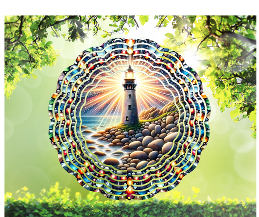 Light House Wind Spinner
