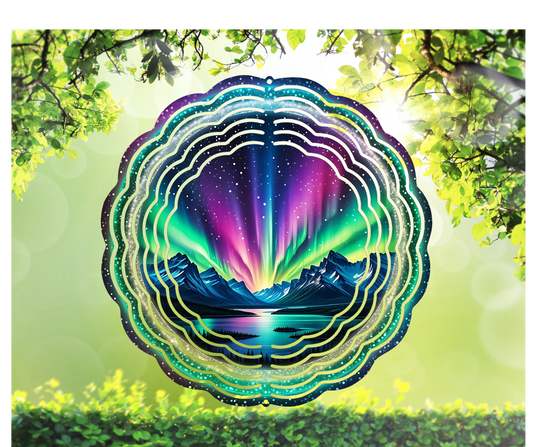 Northern Lights Wind Spinner