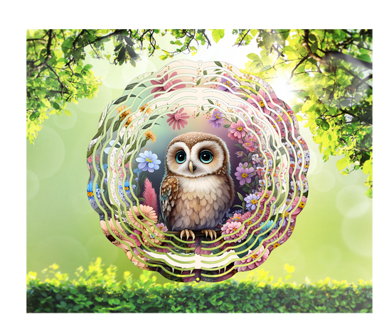 Owl Wind Spinner